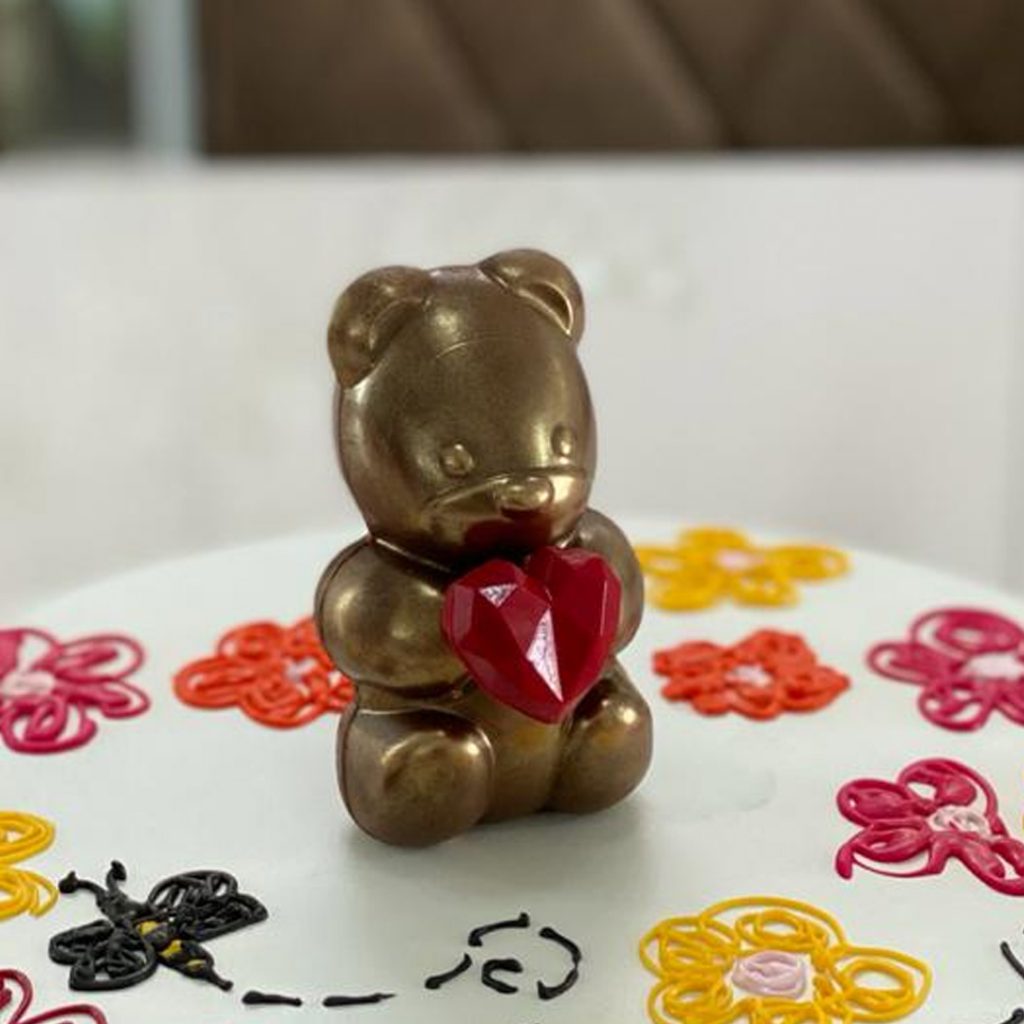 Seated Teddy Bear Chocolate Mould