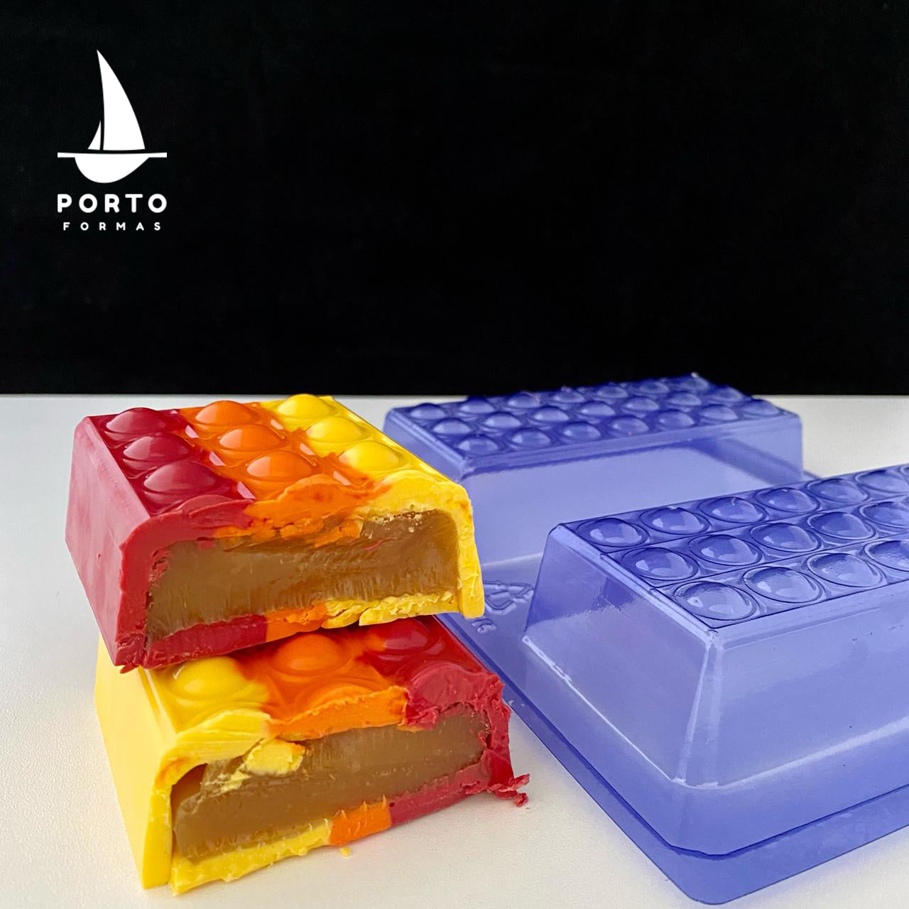 POP IT FIDGET BAR Chocolate Mould