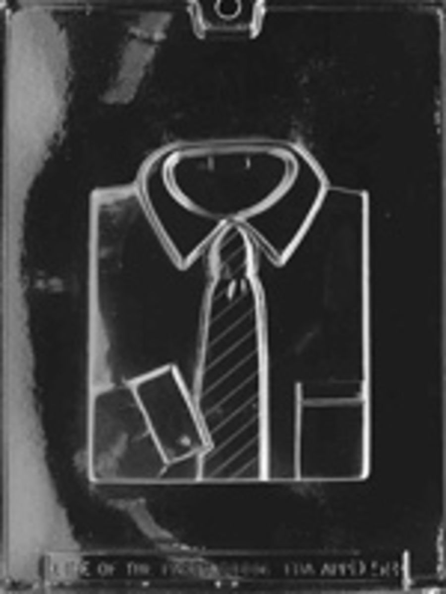 SHIRT WITH TIE Chocolate Mould D058