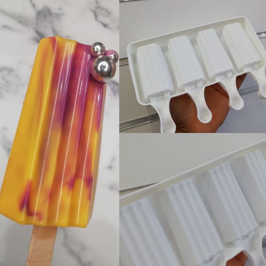 Ridged Mini Cakesicle Mould