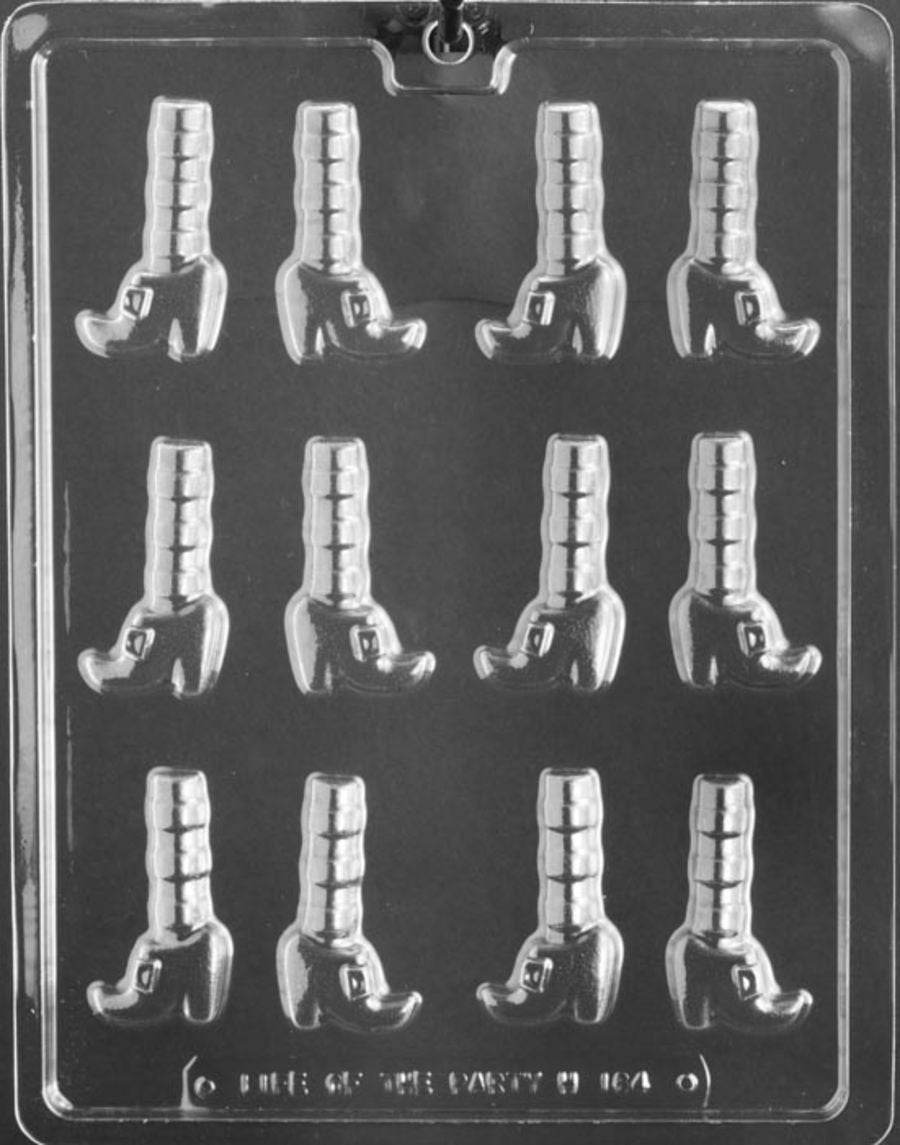 WITCH FEET CUPCAKE TOPPERS CHOCOLATE MOULD