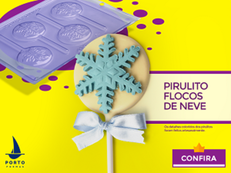 SNOWFLAKES LOLLIPOP Chocolate Mould