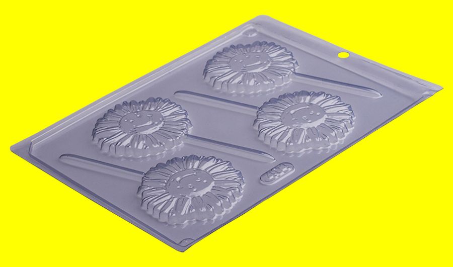 SUNFLOWER LOLLIPOP Chocolate Mould - PFM 404