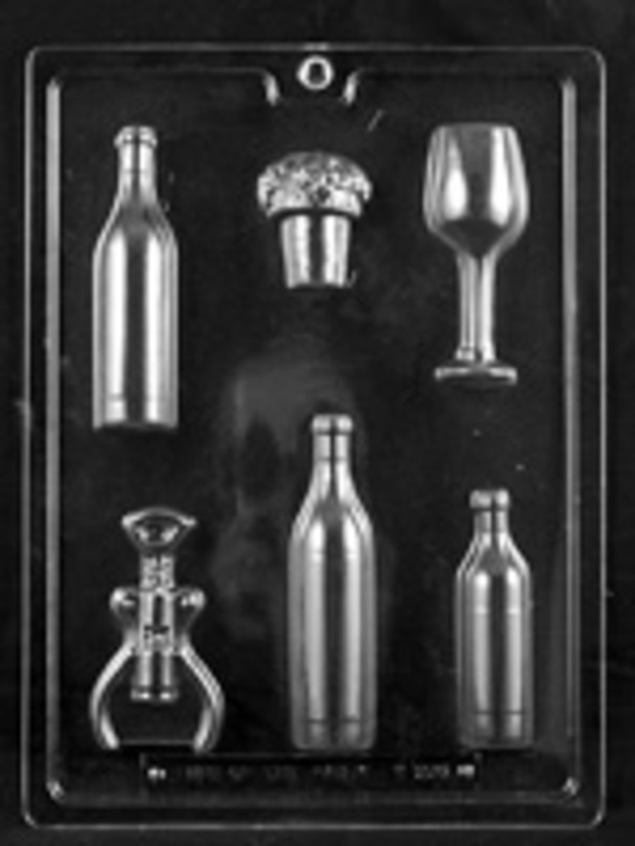 WINE KIT FOR SPECIALTY BOX CHOCOLATE MOULD M206