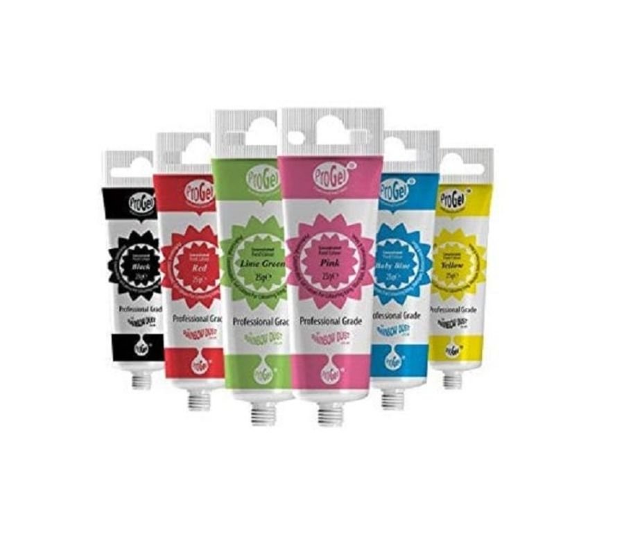 ProGel Multi pack Professional Food Gel - 6 Colours
