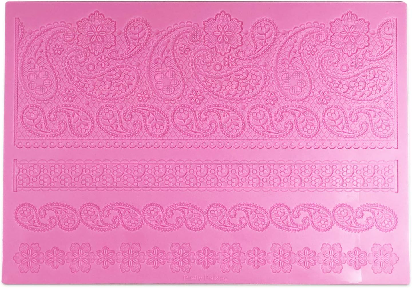 Pretty Paisley - 3D Large Cake Lace Mat