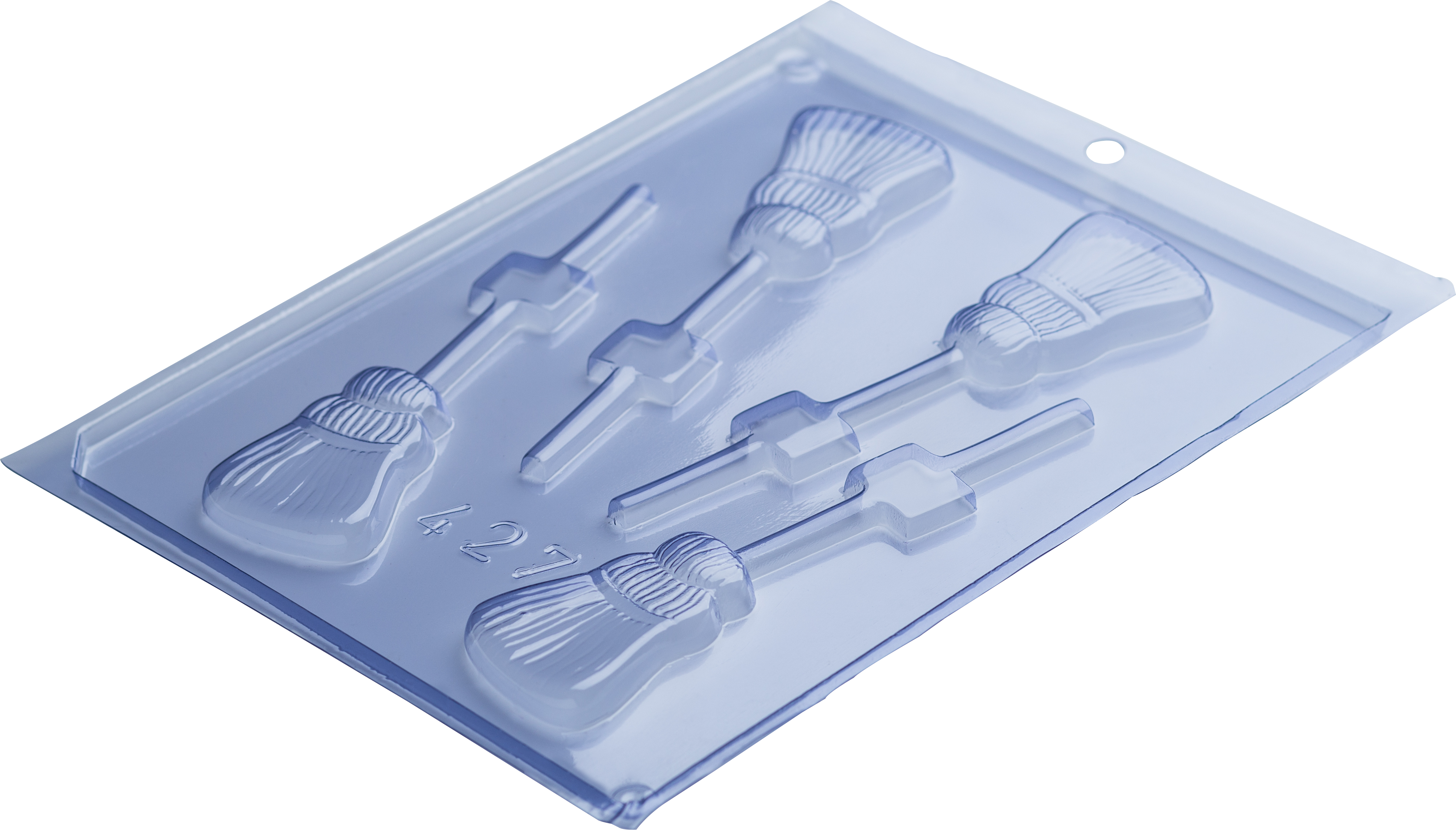 WITCHES BROOM STICK LOLLY Chocolate Mould