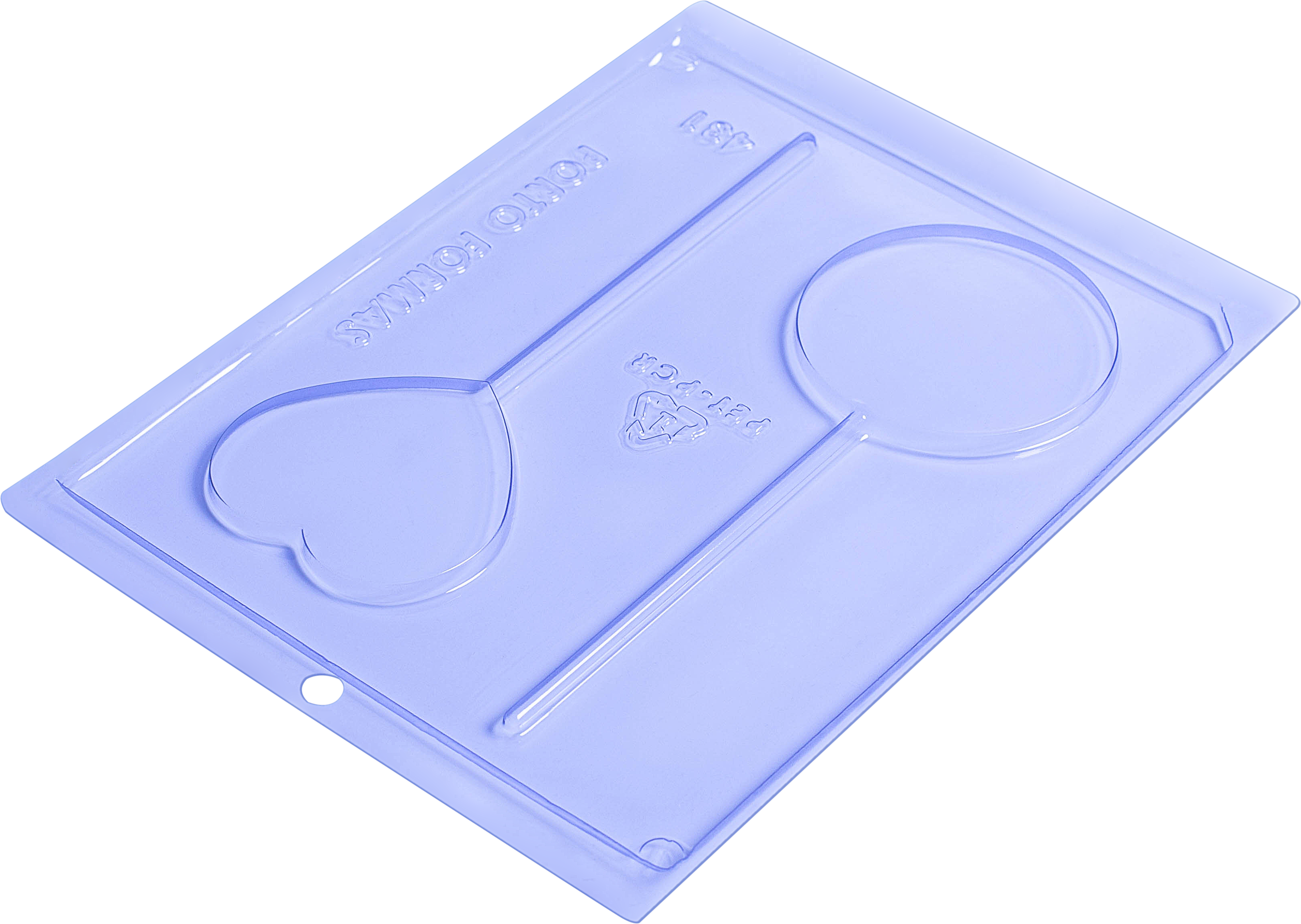 Round and Heart Cavity lollippop mould