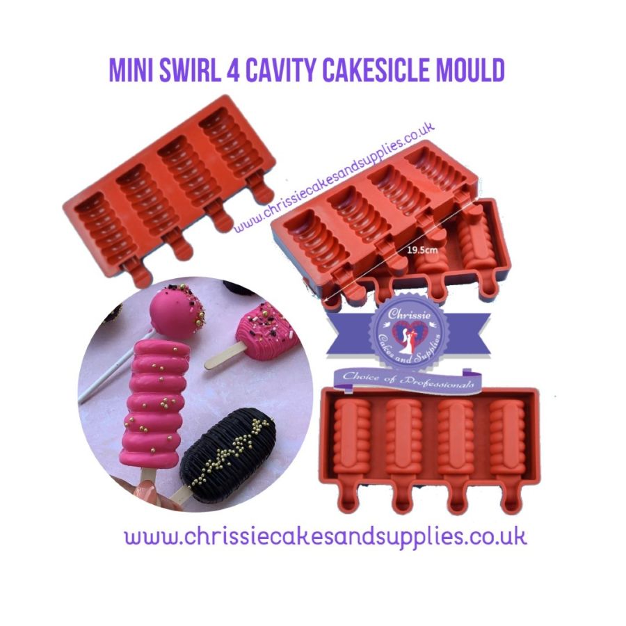 Mini Swirl Cakesicle Mould