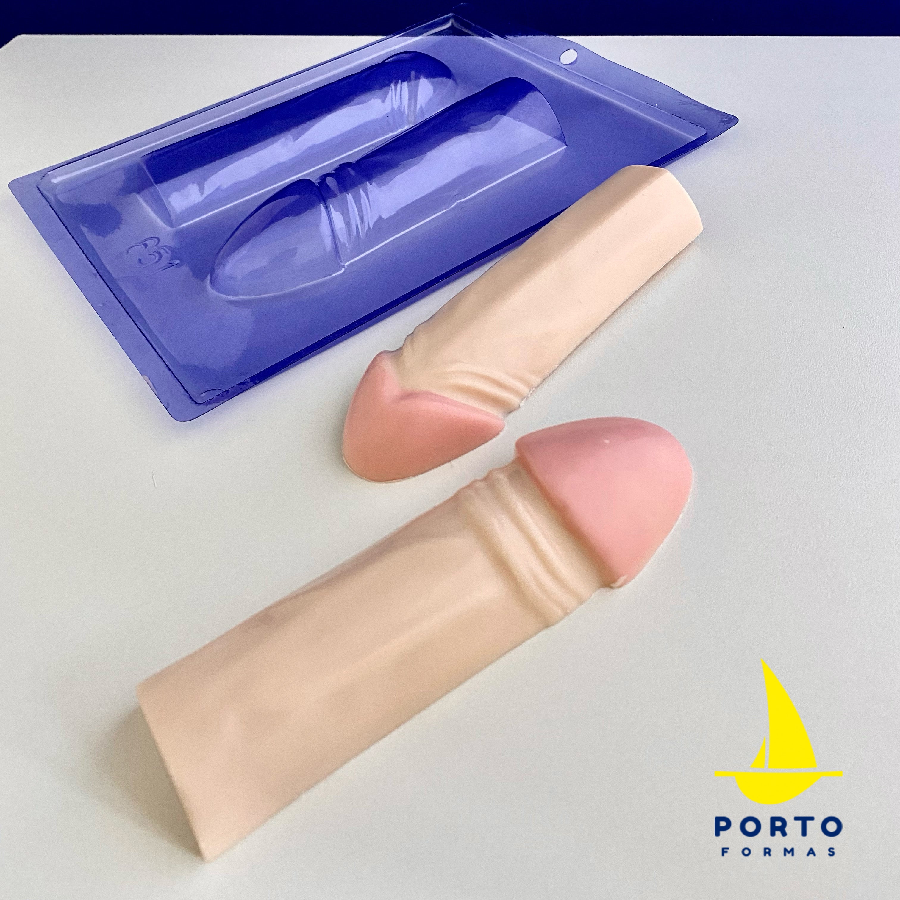 FRONT and BACK PENIS CHOCOLATE MOULD