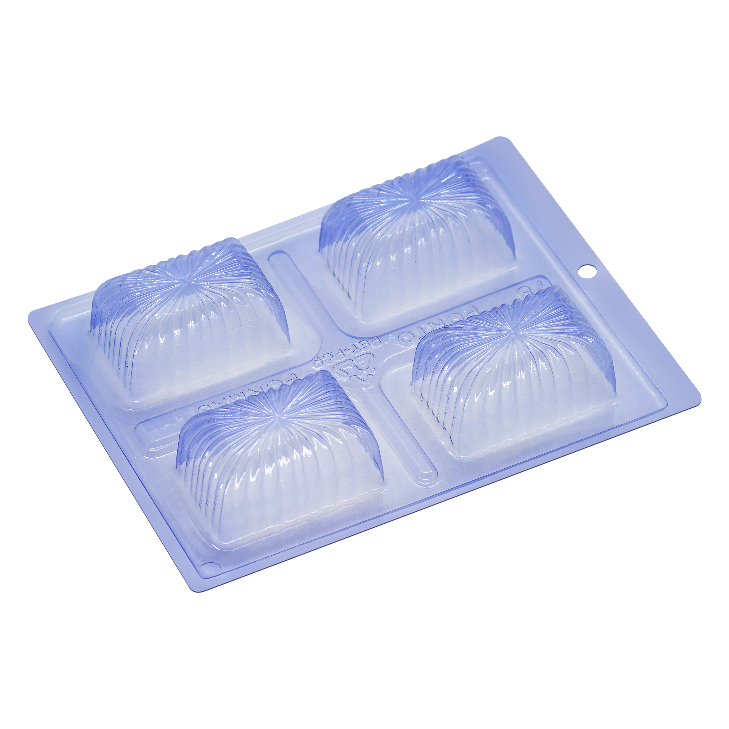 RECTANGULAR ENGLISH CUPCAKE Chocolate Mould -