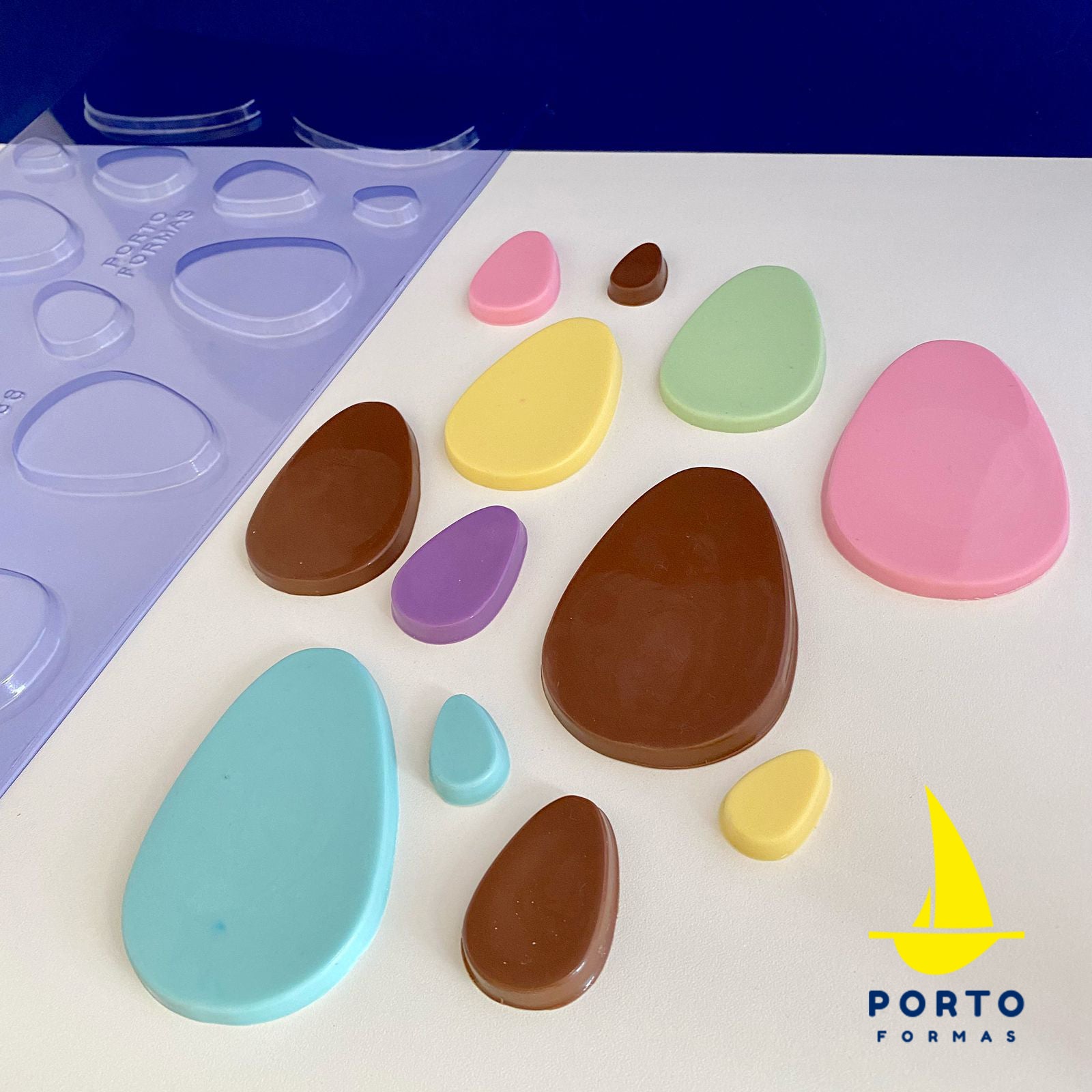 Easter Egg Tablet Chocolate Mould