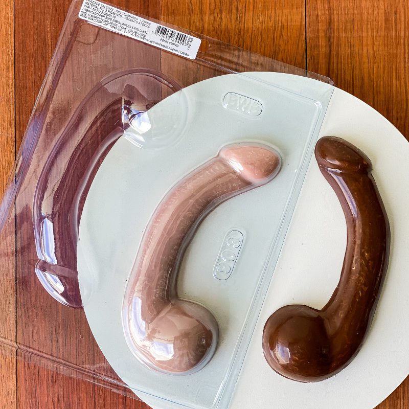 CURVE PENIS CHOCOLATE MOULD