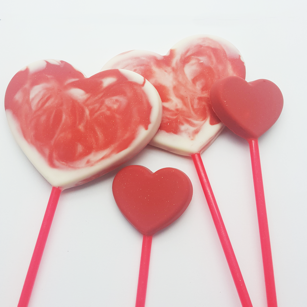 Heart Lollipop Chocolate Mould