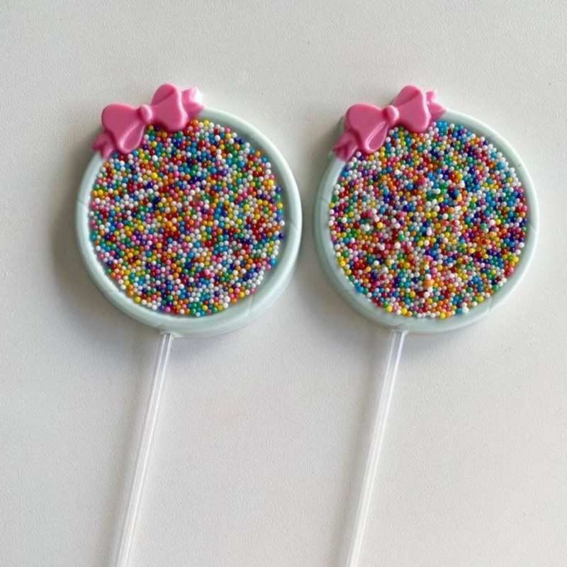 Round Mirror Lollipop Chocolate Mould
