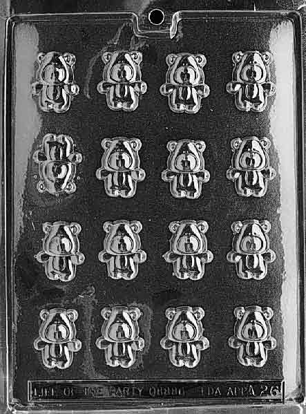 BITE SIZE TEDDY'S CHOCOLATE MOULD