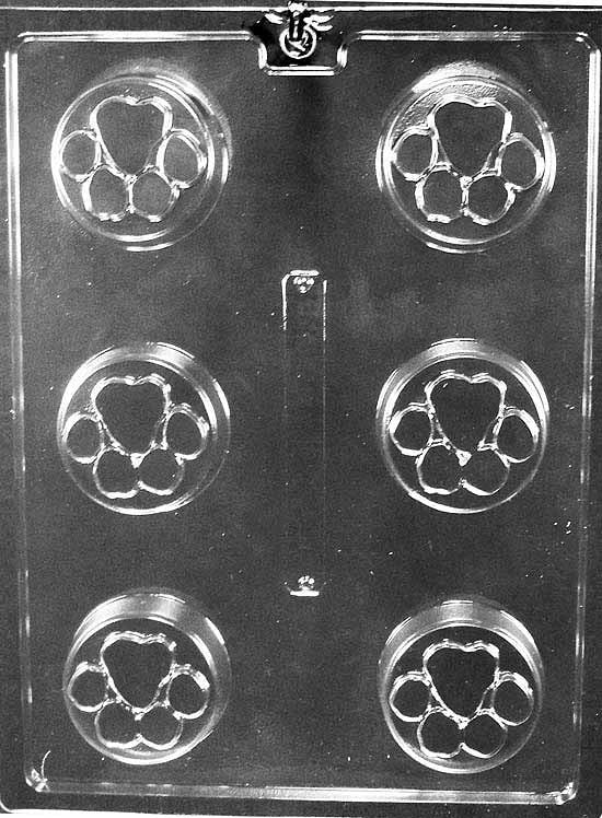 PAW PRINT COOKIE Chocolate Mould