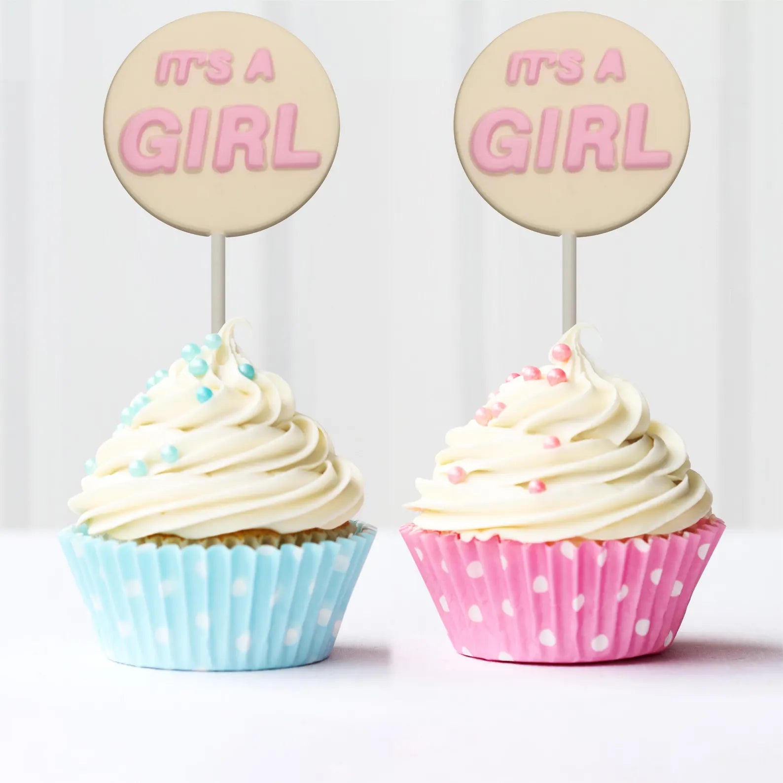 IT'S A GIRL LOLLY CHOCOLATE MOULD