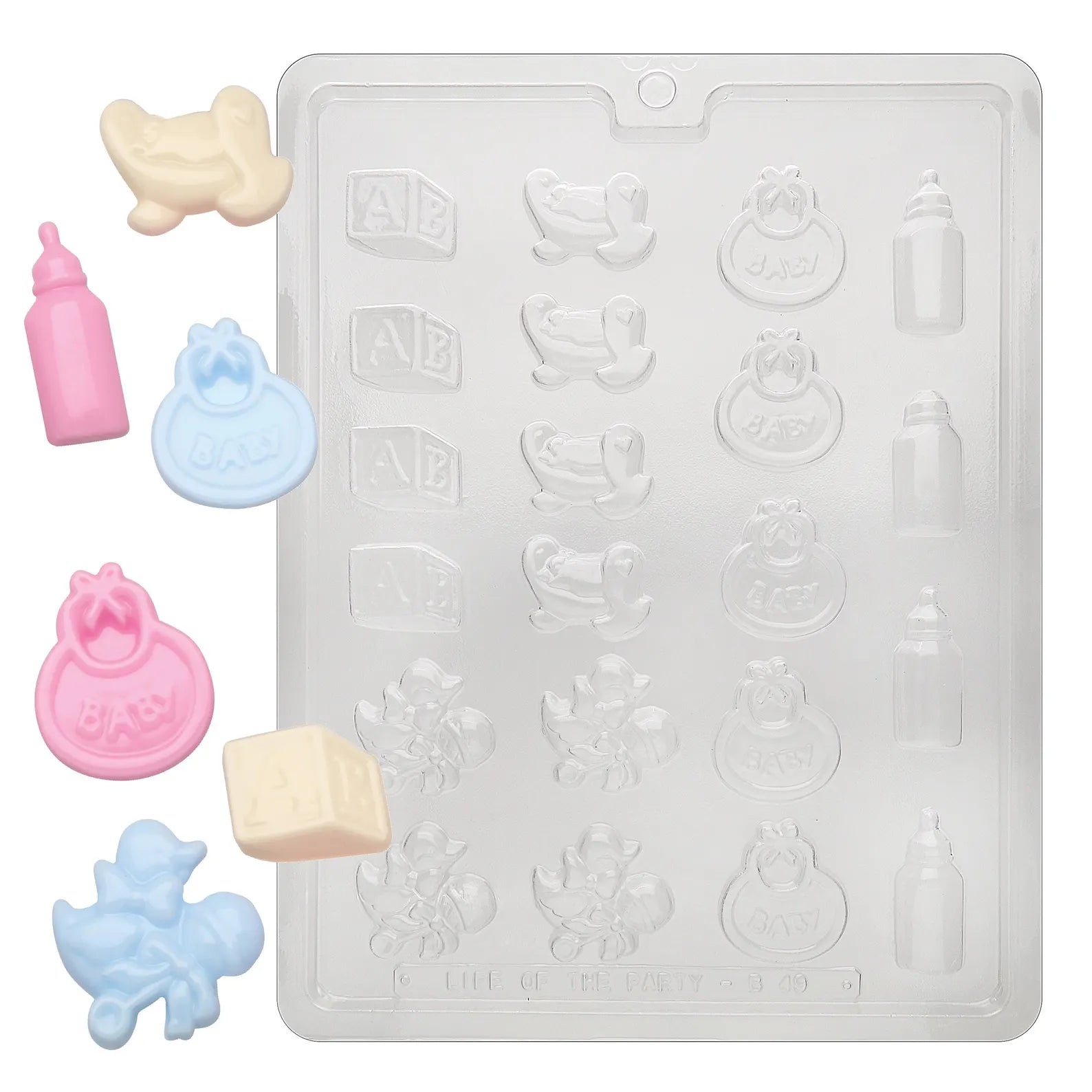 ASSORTED BABY DECO'S CHOCOLATE MOULD
