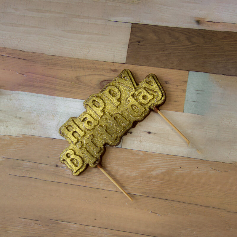 Happy Birthday Chocolate Topper Mould