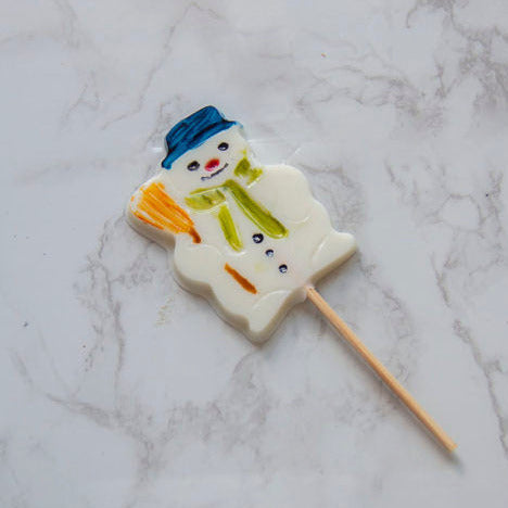 Snowman Lollipop (Simple) Chocolate Mould