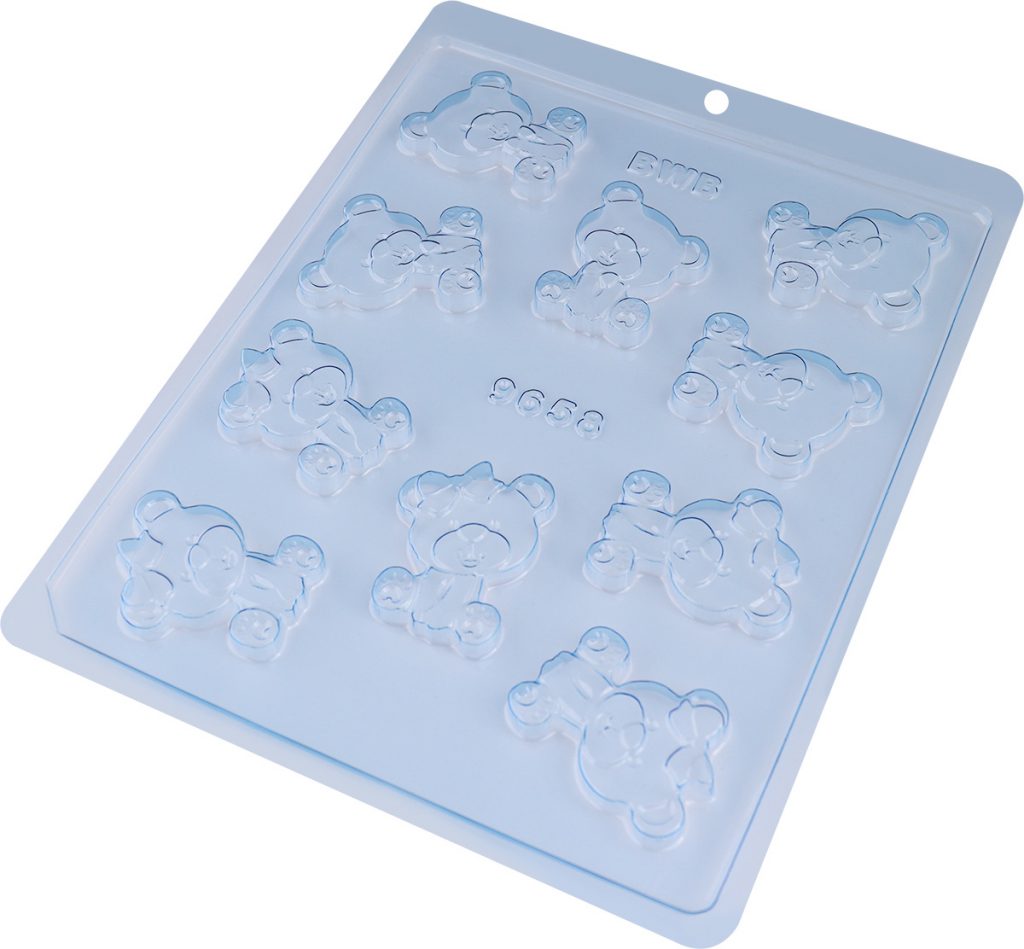 TEDDY BEAR GENDER REVEAL CHOCOLATE MOULD