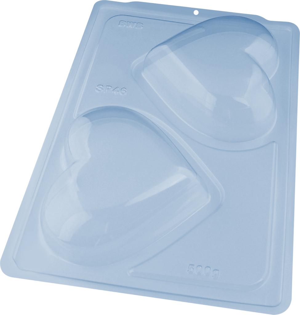 Smooth Large Heart 500g Chocolate Mould