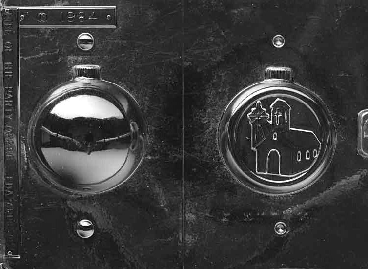 CHRISTMAS BALL (CHURCH) Baubles Chocolate Mould