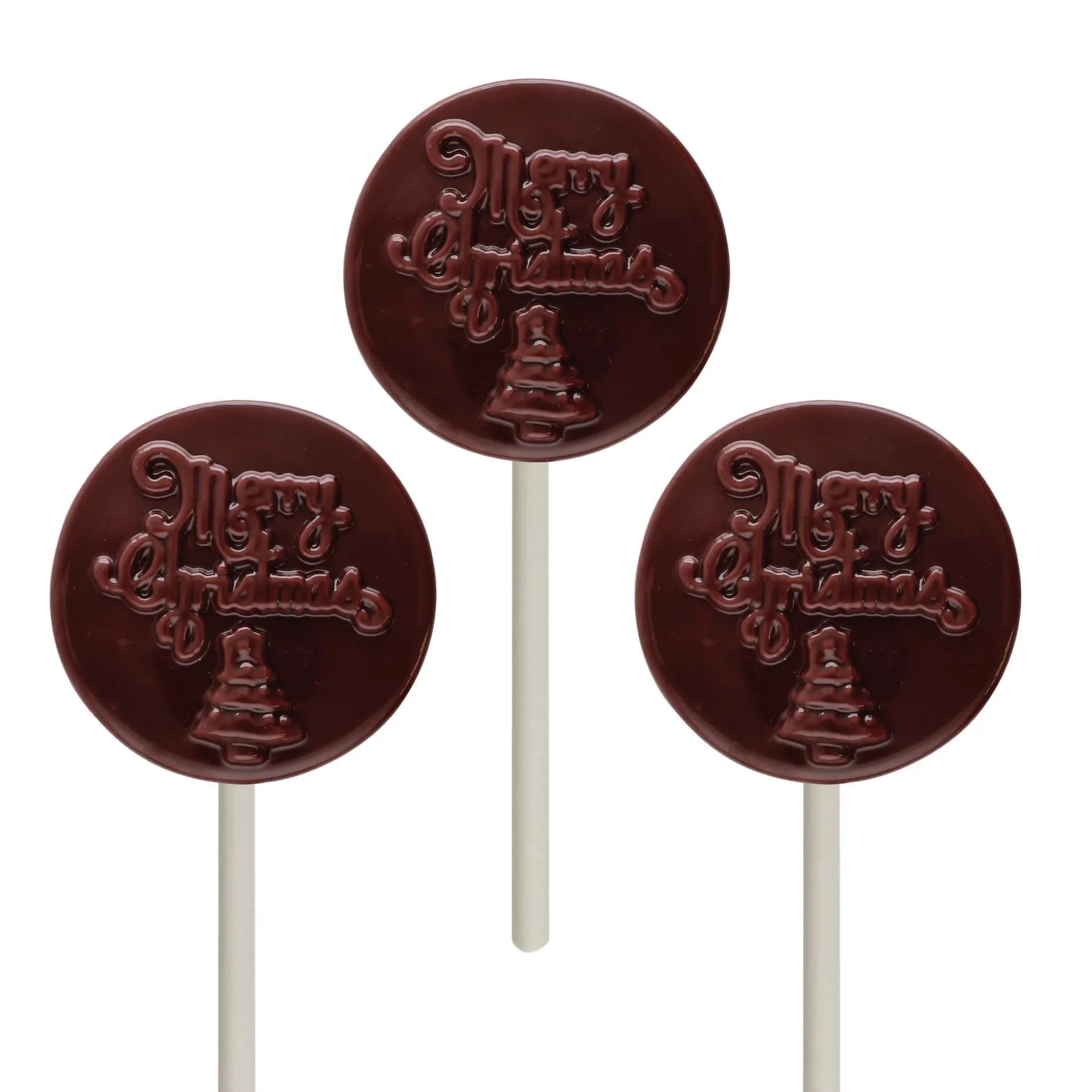 Merry Christmas Lollipop Chocolate Candy Mould