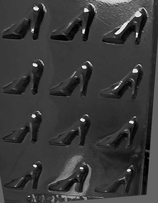 BITE SIZE HIGH HEEL SHOES CHOCOLATE MOULD
