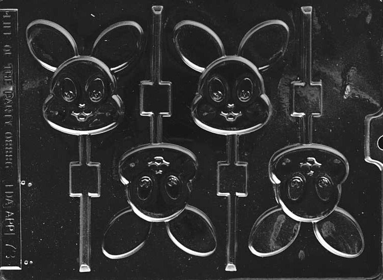 BABY BUNNY POP LOLLY CHOCOLATE MOULD