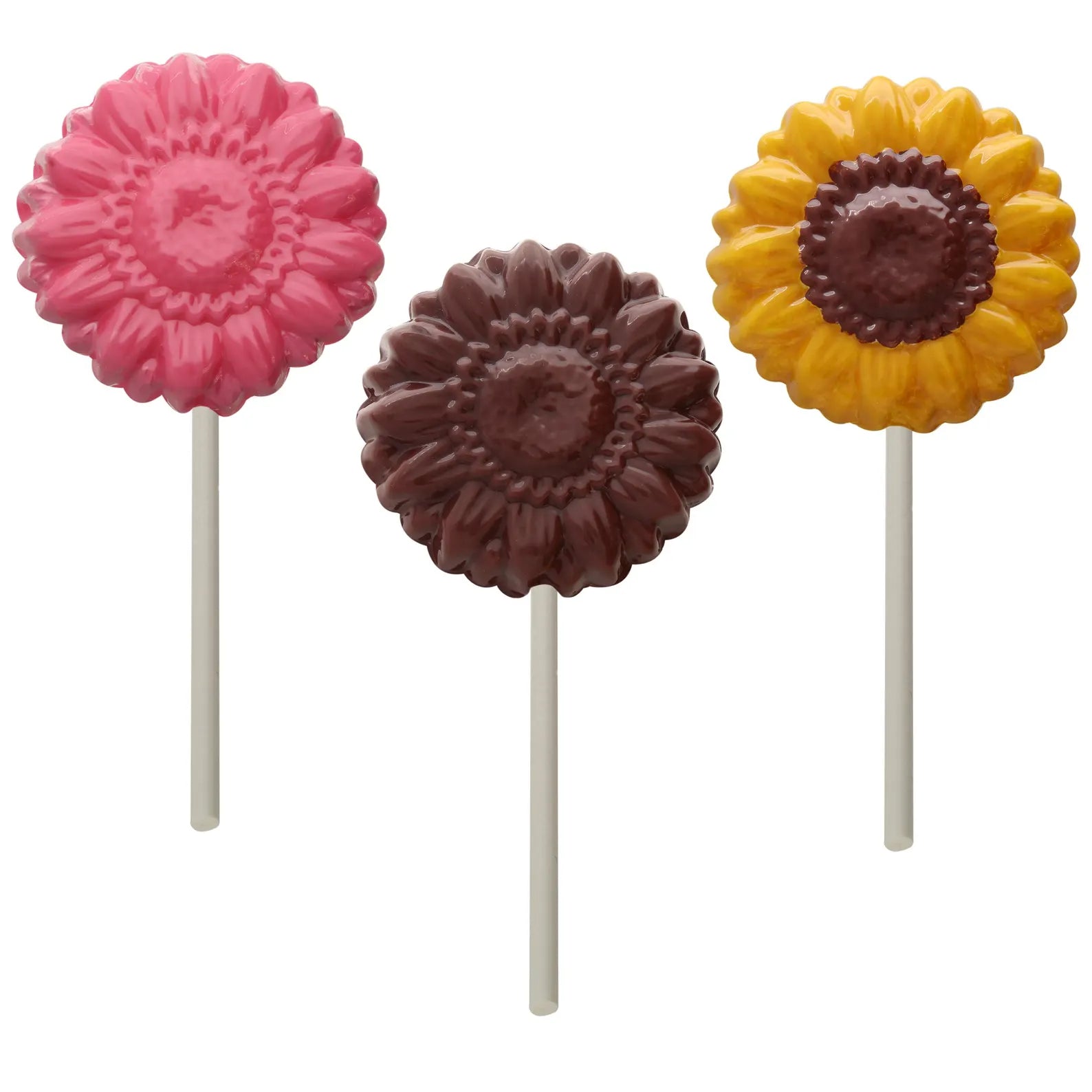 Sunflower Lollipop Chocolate Candy Mould