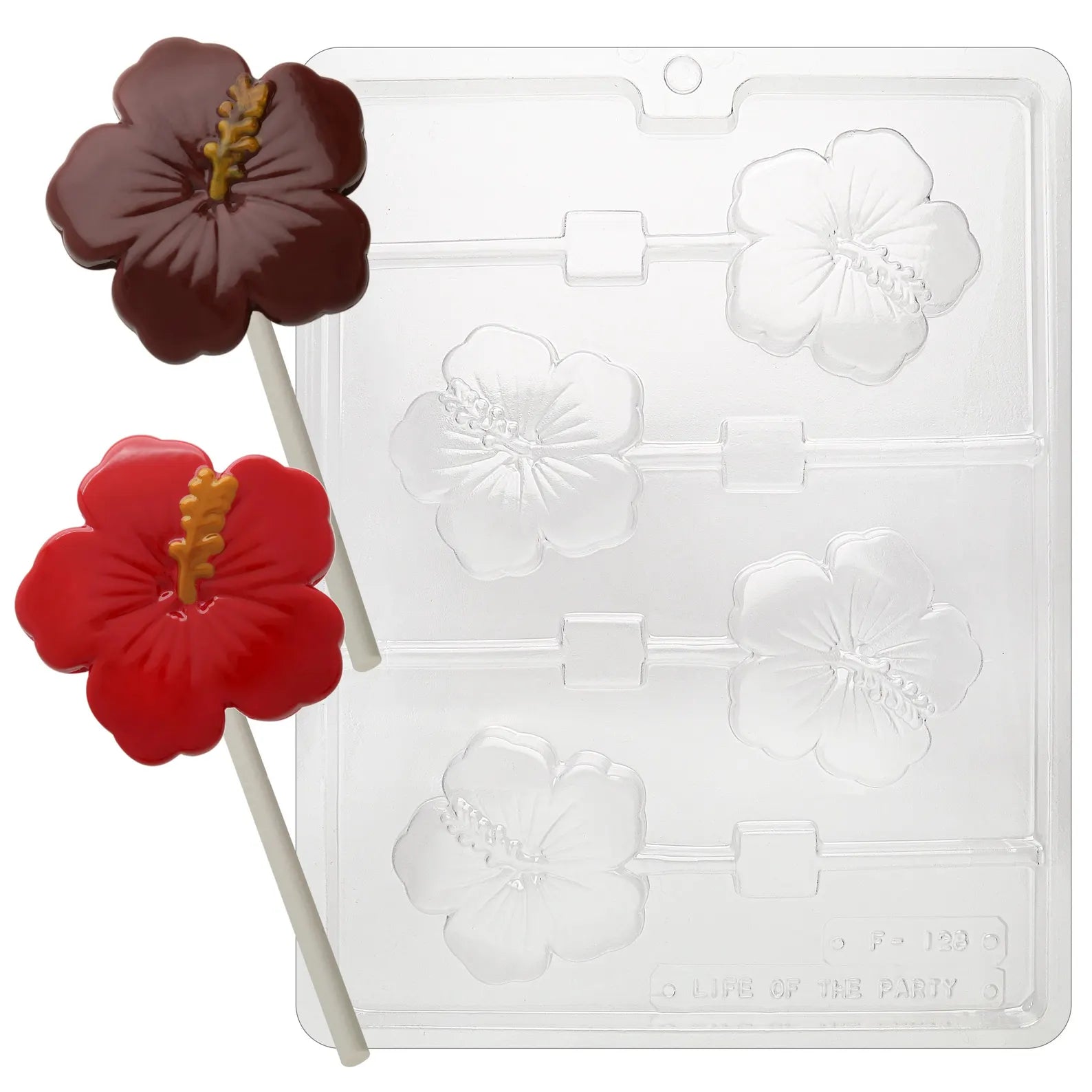 Hibiscus Lolly CHOCOLATE MOULD