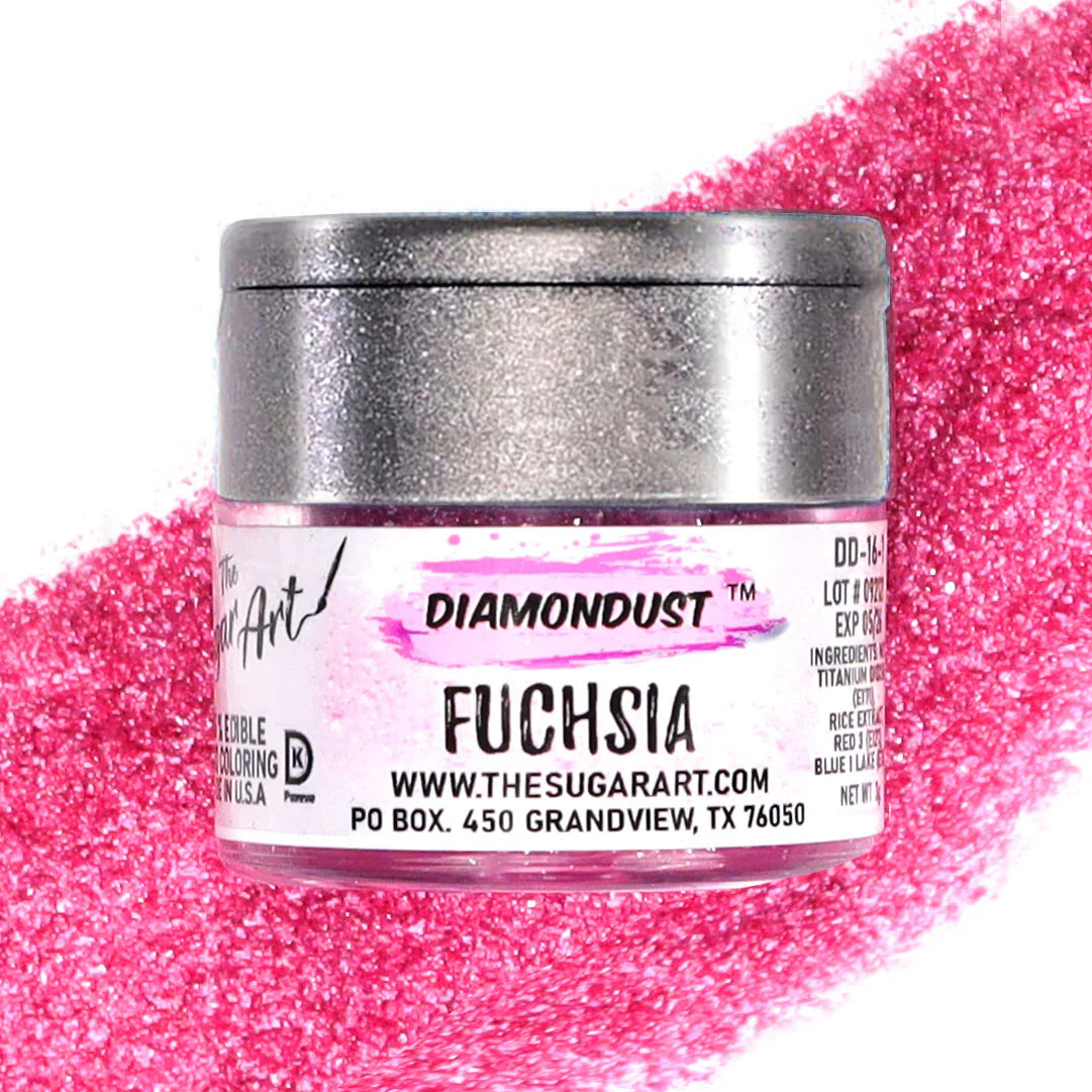 Fuchsia DiamonDust Edible Glitter