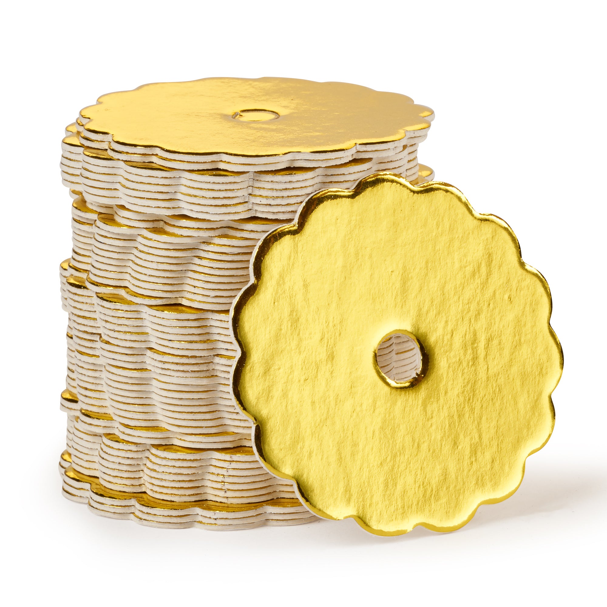 GOLD SCALLOPED EDGE CAKEPOP BOARDS