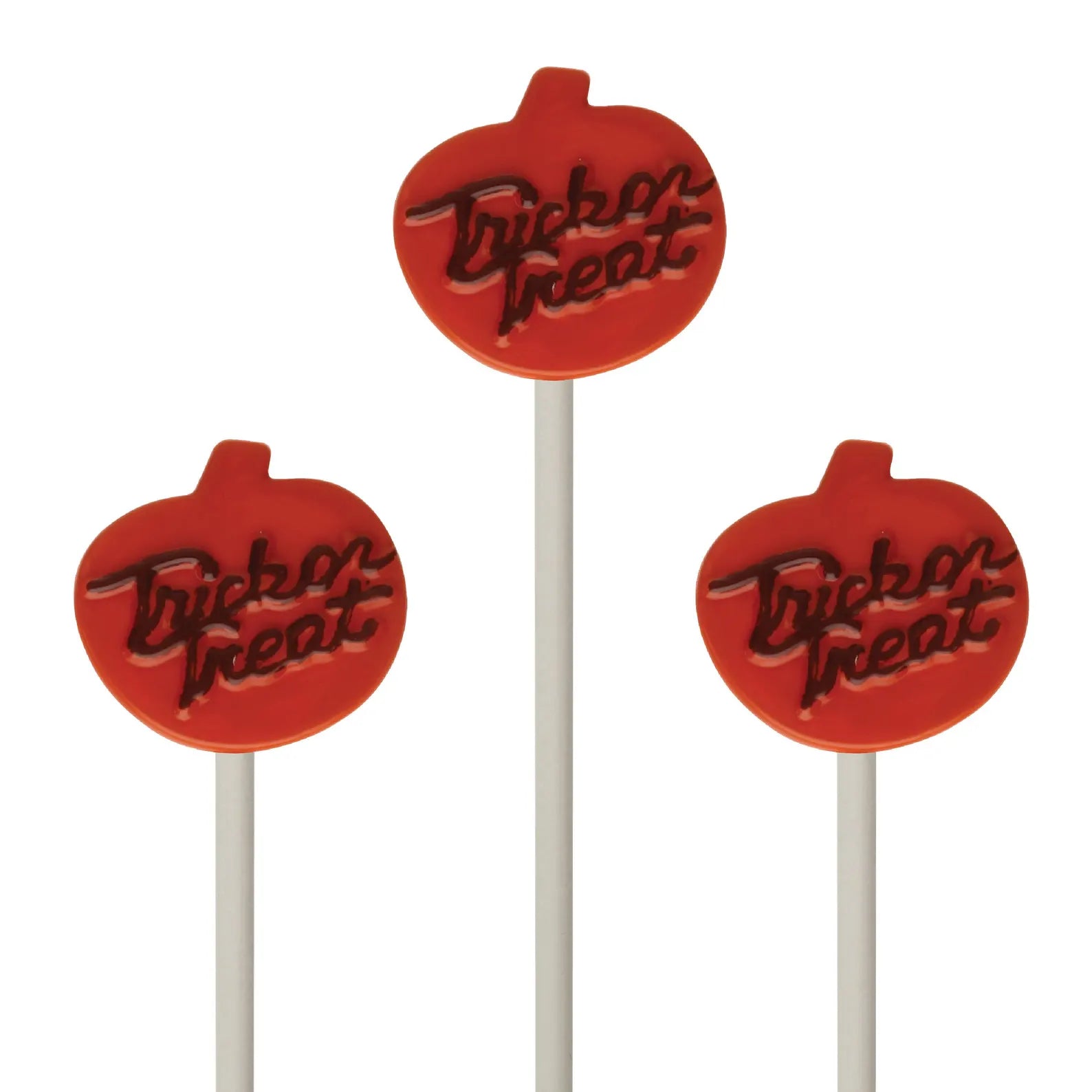 Halloween Trick or Treat Pumpkin Lollipop Chocolate Candy Mould