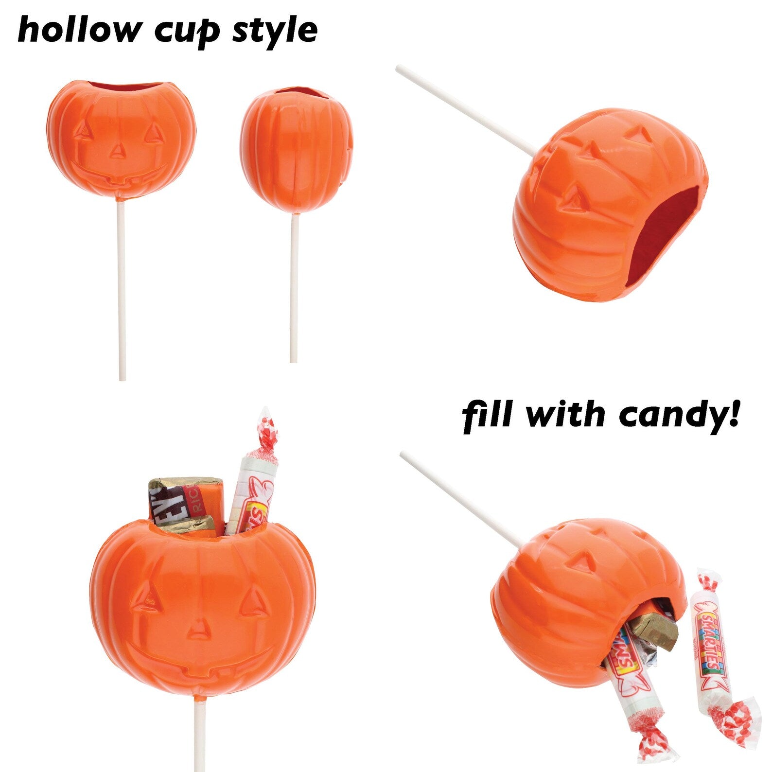 PUMPKIN CUP LOLLY CHOCOLATE MOULD