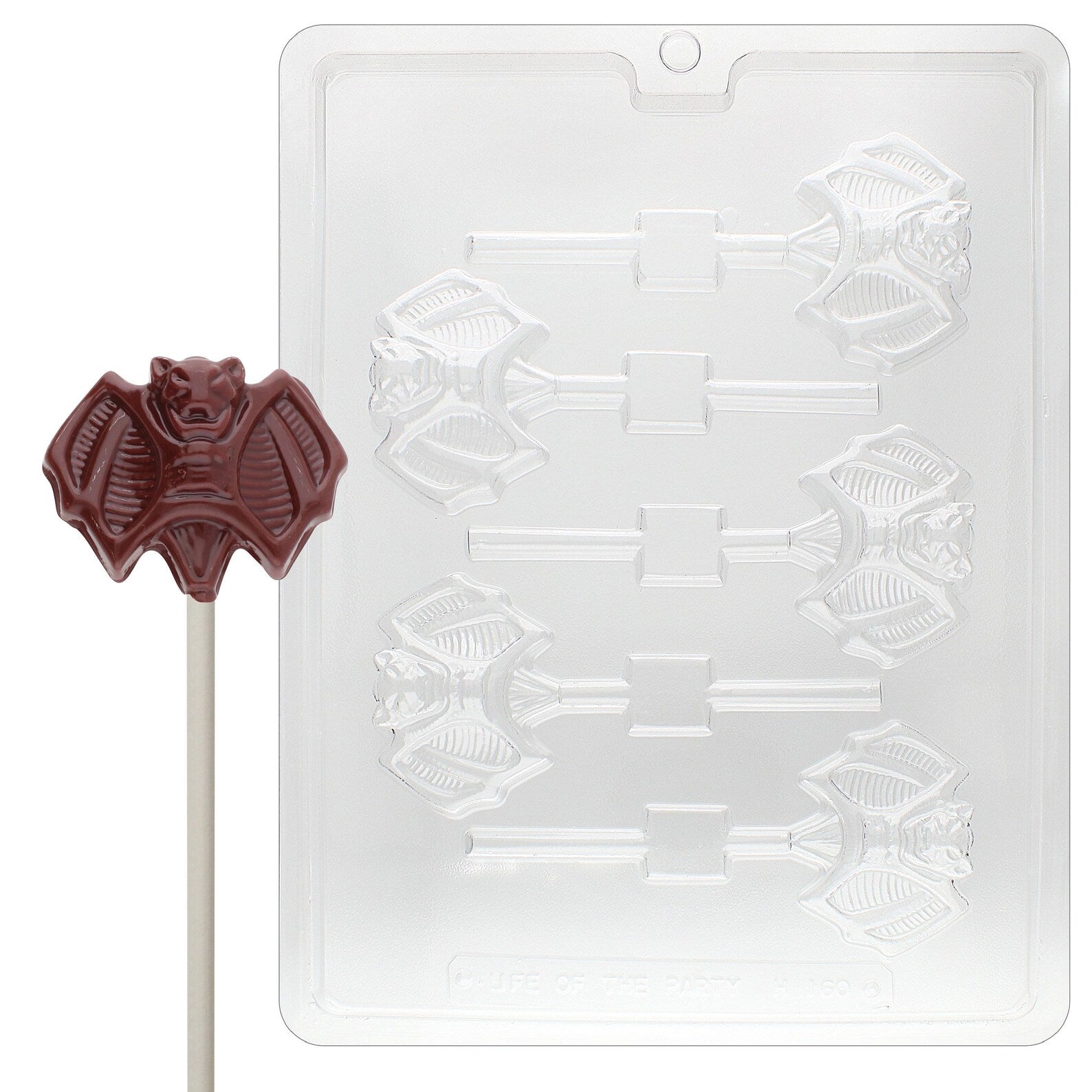 Halloween Ugly Bat Lollipop Chocolate Candy Mould