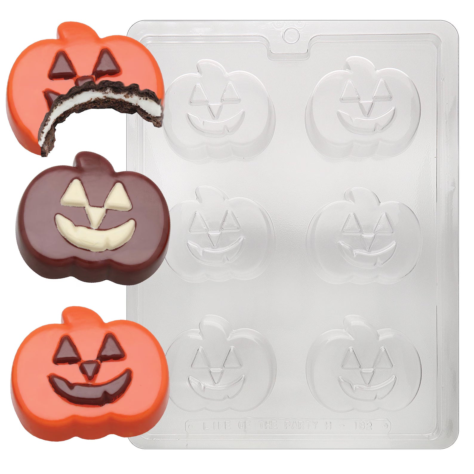 PUMPKIN SHAPE OREO COOKIE CHOCOLATE MOULD