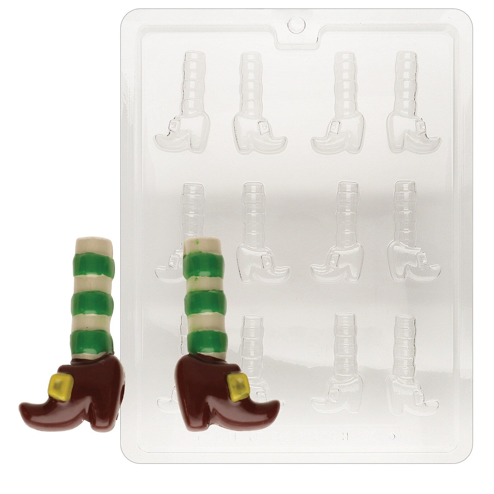 WITCH FEET CUPCAKE TOPPERS CHOCOLATE MOULD