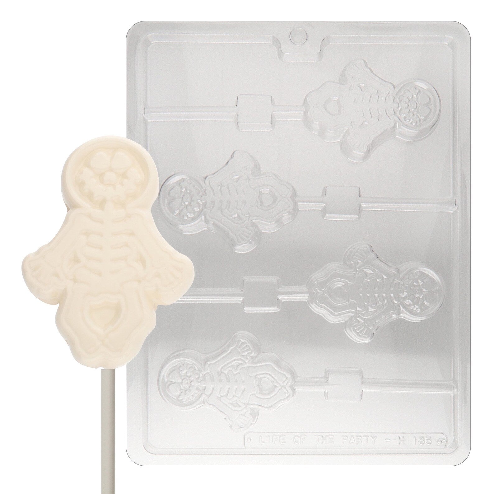 Cute skeleton lolly Chocolate Mould