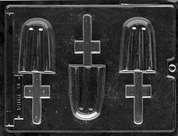 TRADITIONAL ROUNDED ICE LOLLY CHOCOLATE MOULD