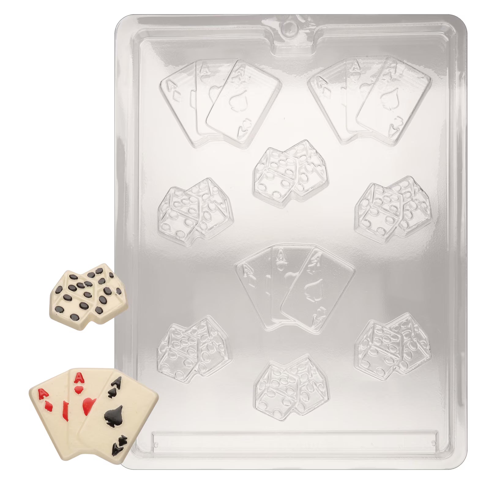 Dice with Aces Chocolate Candy Mould