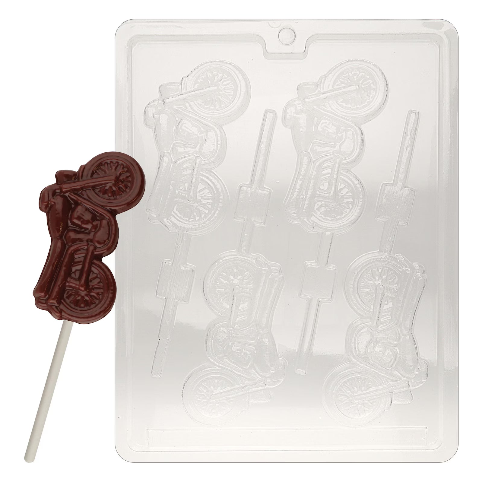 MOTORCYCLE LOLLY CHOCOLATE MOULD