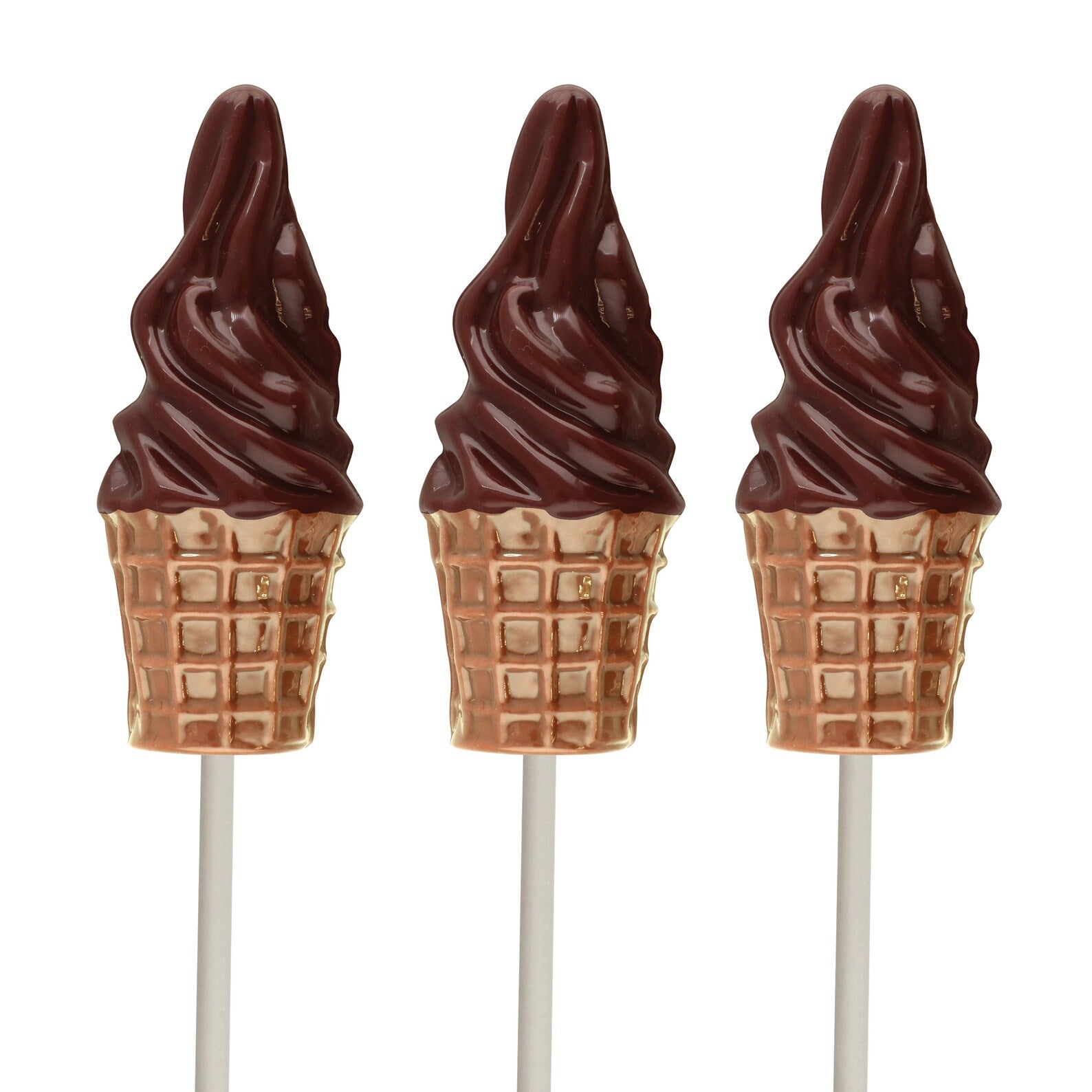 Ice Cream Cone Lollipop Chocolate Candy Mould
