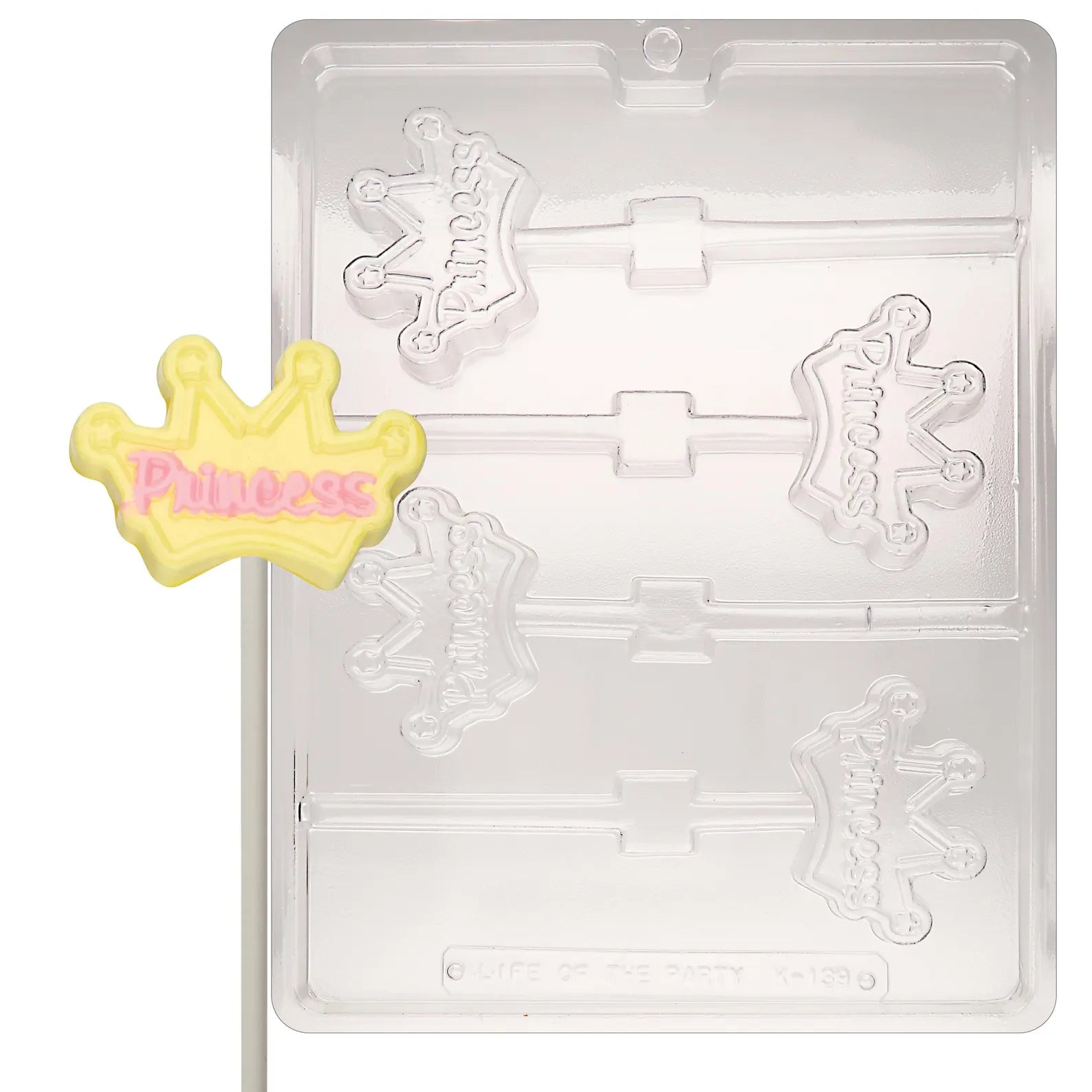 PRINCESS CROWN POPS CHOCOLATE MOULD