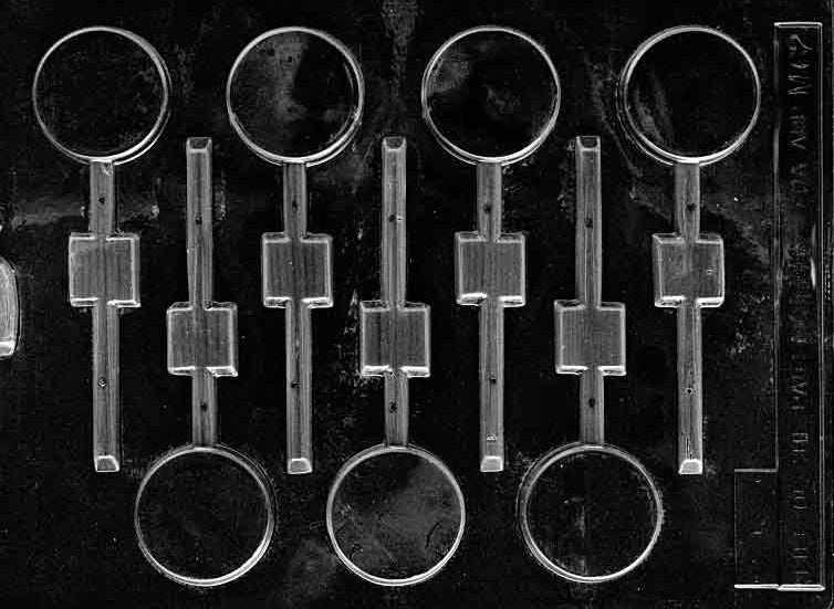 SMALL ROUND CHOCOLATE LOLLY MOULD