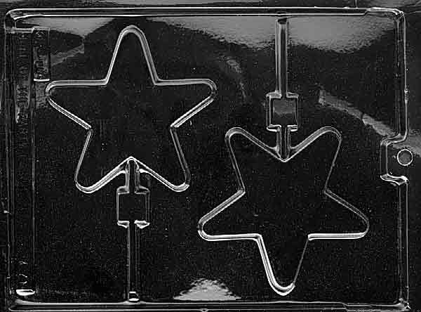 2D start chocolate mould life of the party