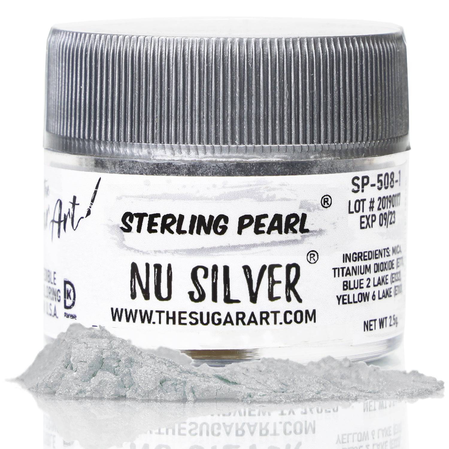 Nu Silver Pearl Lustre Dust