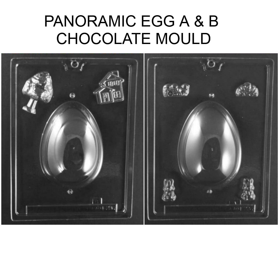 PANORAMIC EGG A & B CHOCOLATE MOULD E226